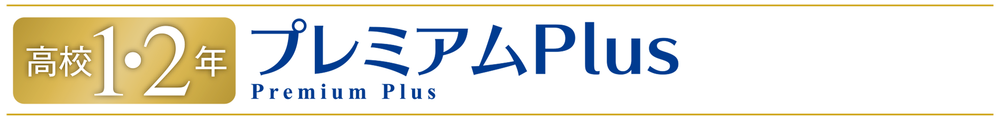 高校1・2年　プレミアムplus